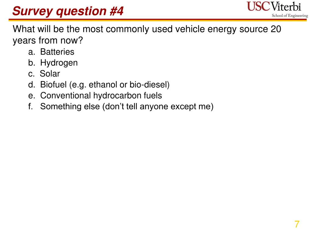survey question 4