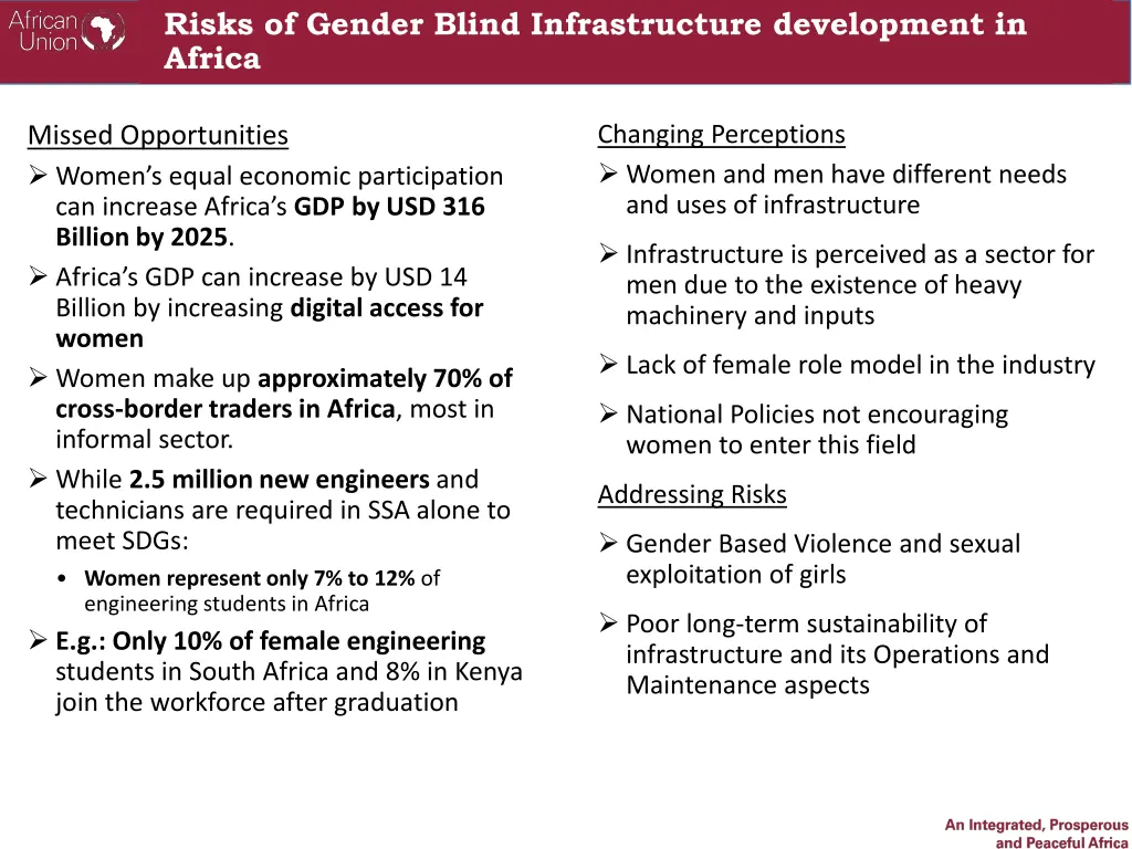 risks of gender blind infrastructure development 1