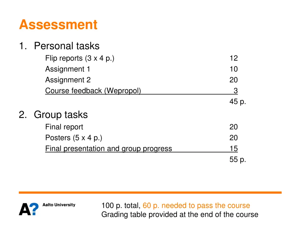 assessment