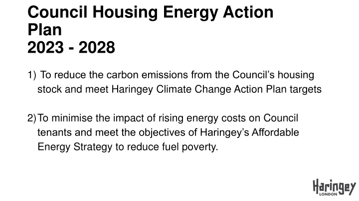 council housing energy action plan 2023 2028