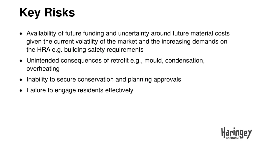 key risks