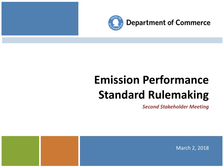 emission performance standard rulemaking second