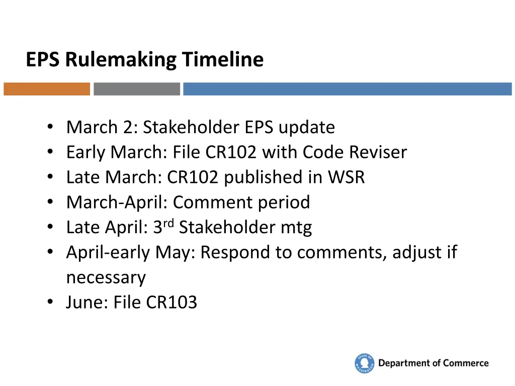 eps rulemaking timeline
