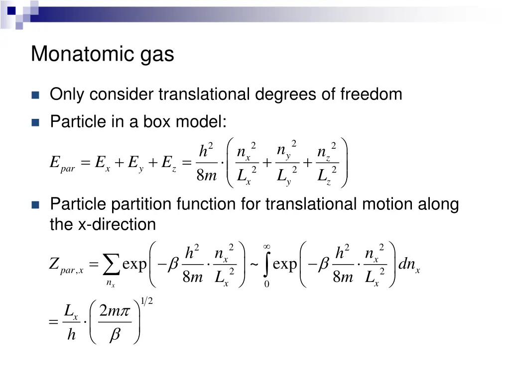 monatomic gas