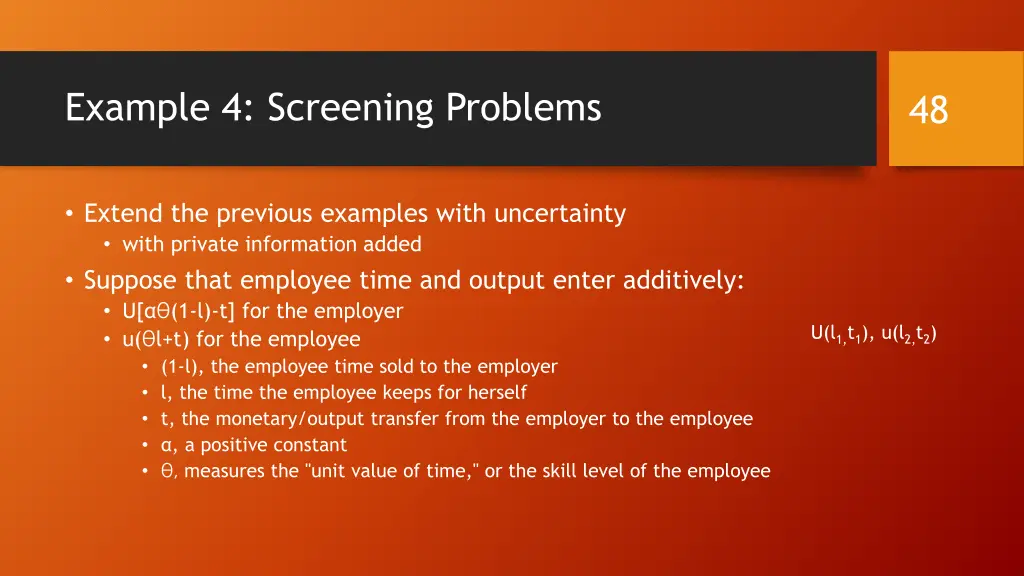 example 4 screening problems