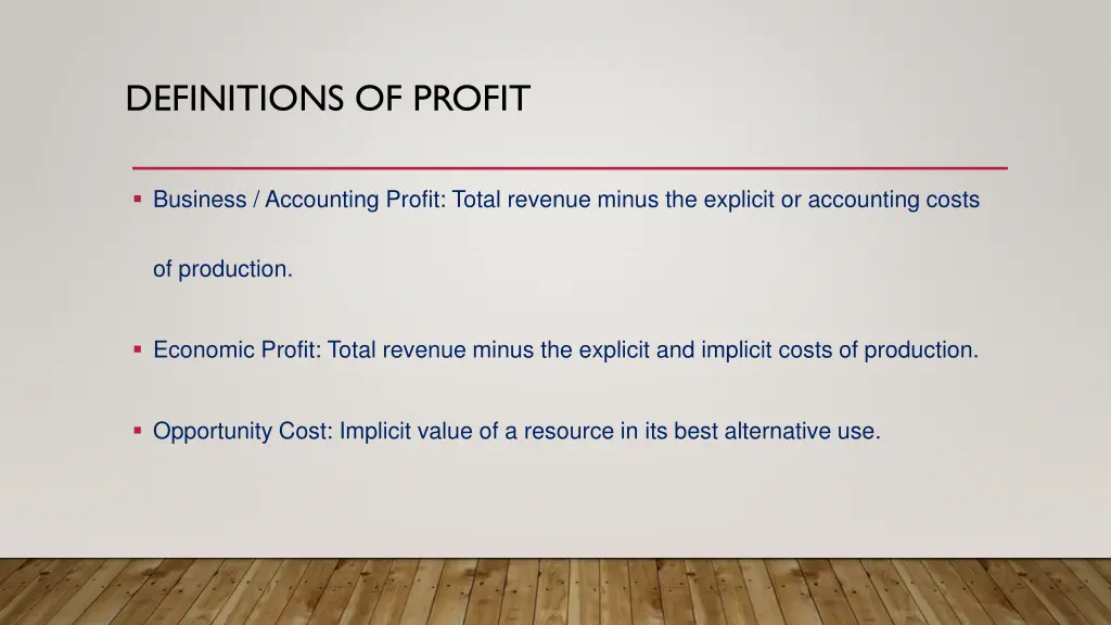 definitions of profit