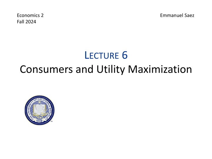economics 2 emmanuel saez fall 2024