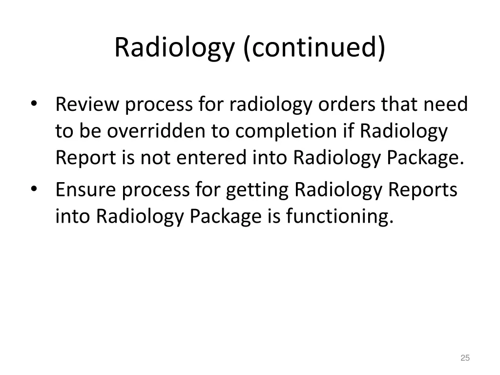 radiology continued