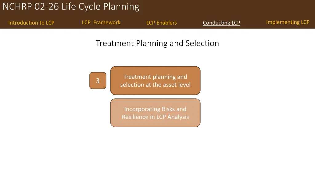nchrp 02 26 life cycle planning 21