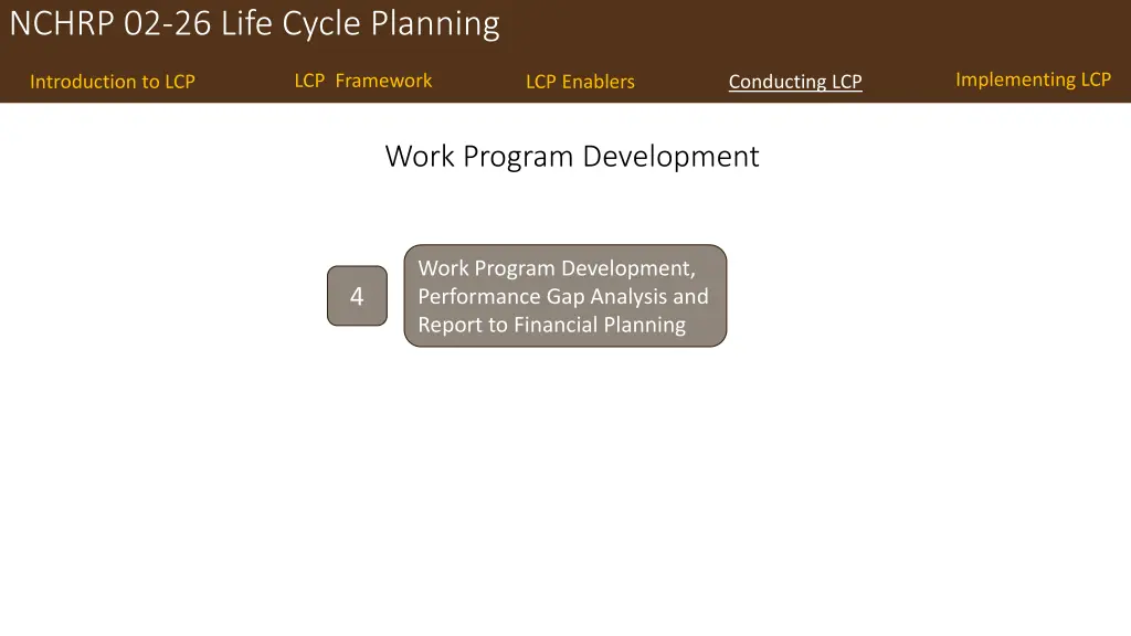 nchrp 02 26 life cycle planning 30