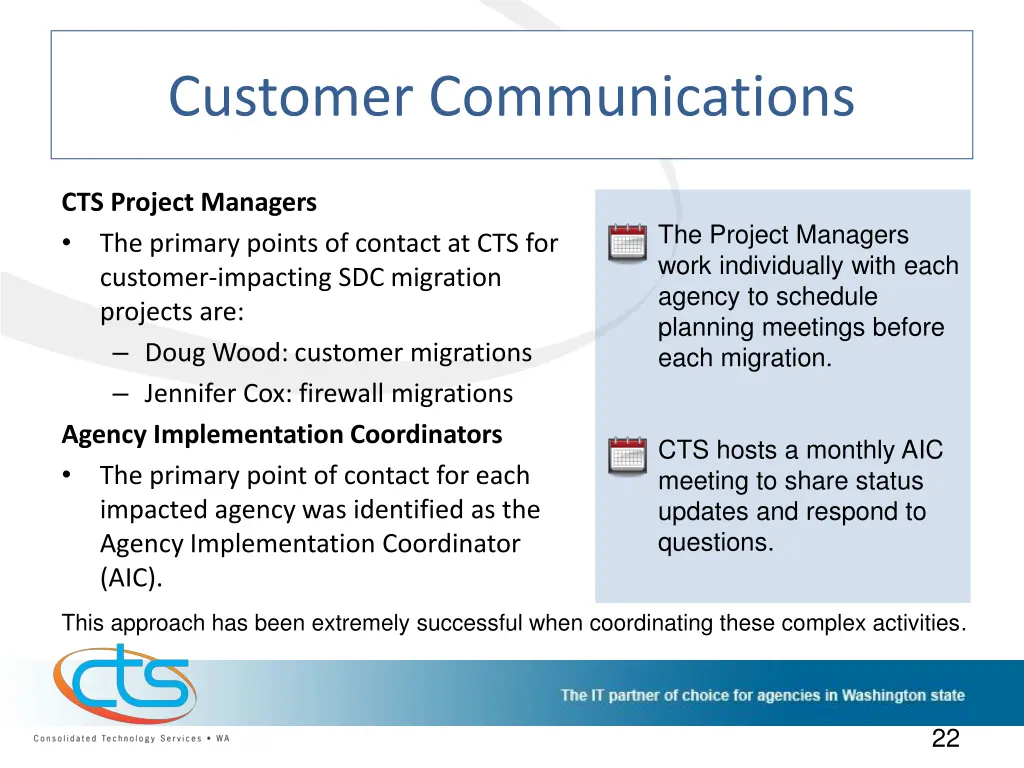 customer communications 1