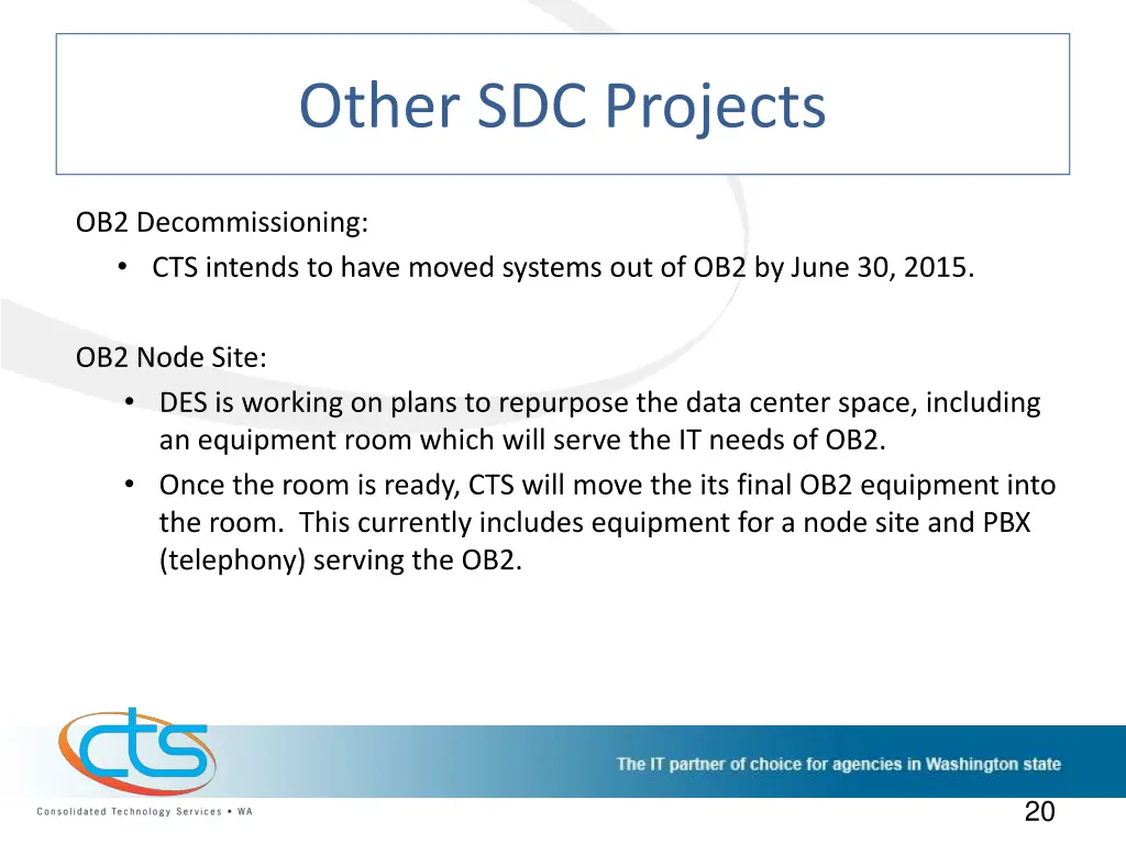other sdc projects