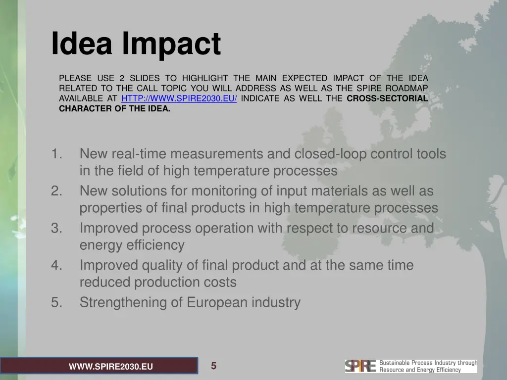 idea impact