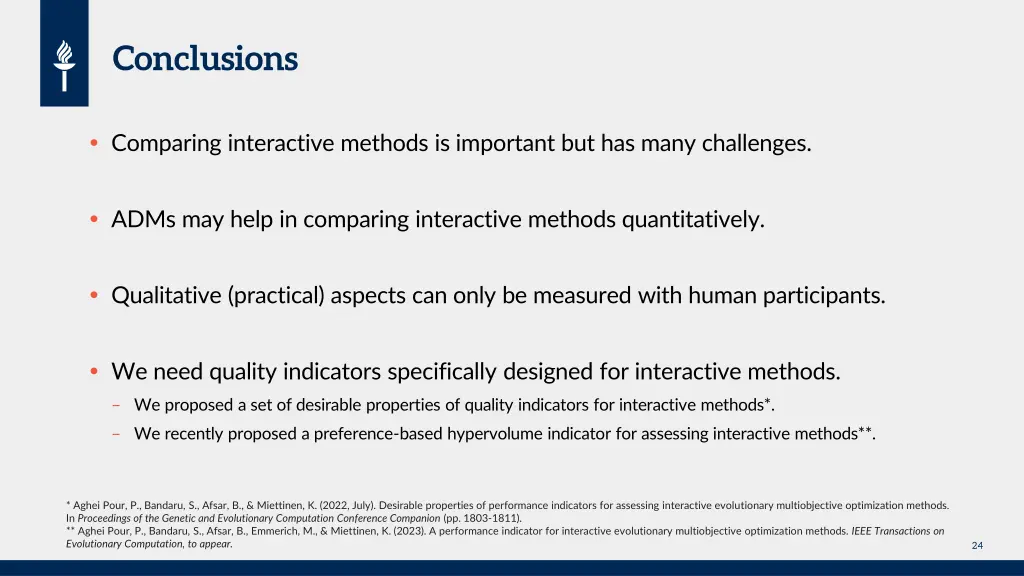 conclusions
