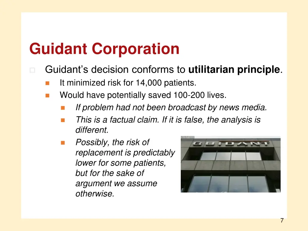 guidant corporation 1