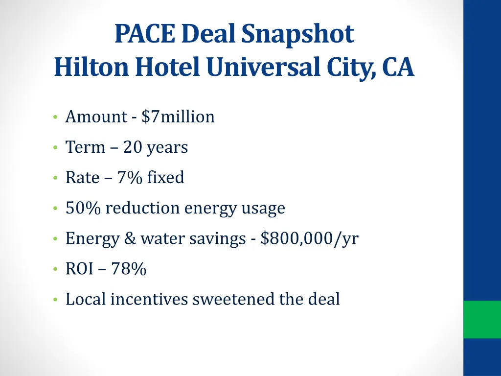 pace deal snapshot hilton hotel universal city ca