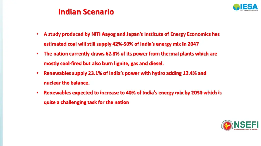 indian scenario