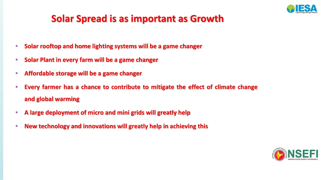 solar spread is as important as growth