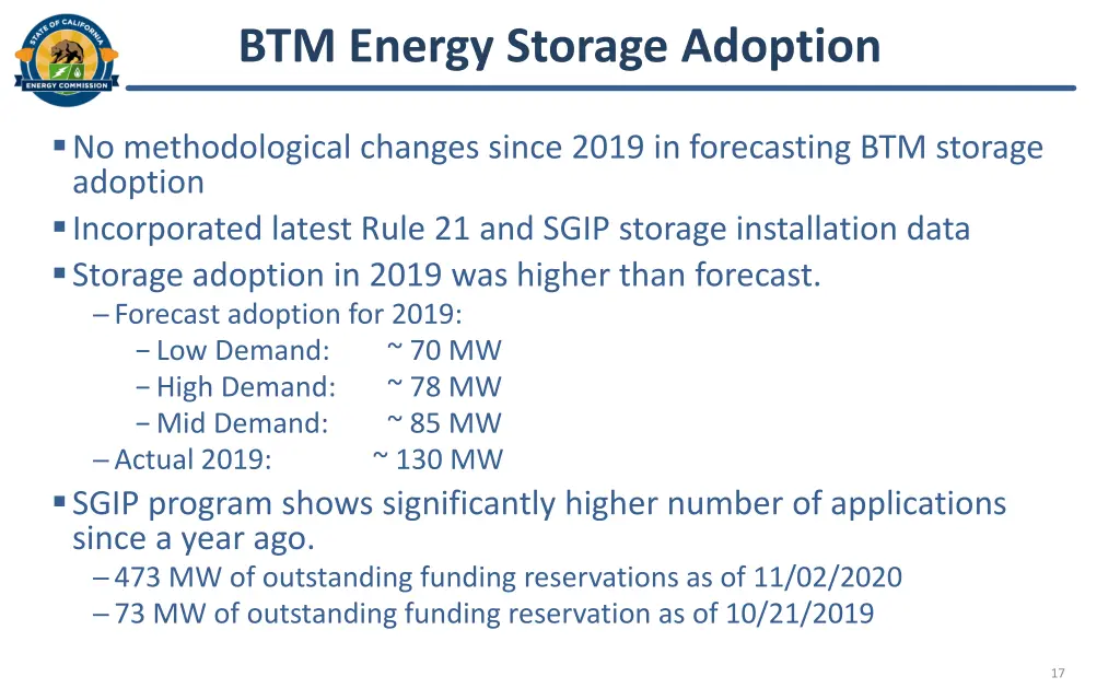 btm energy storage adoption