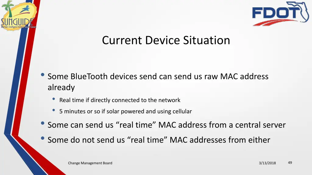 current device situation