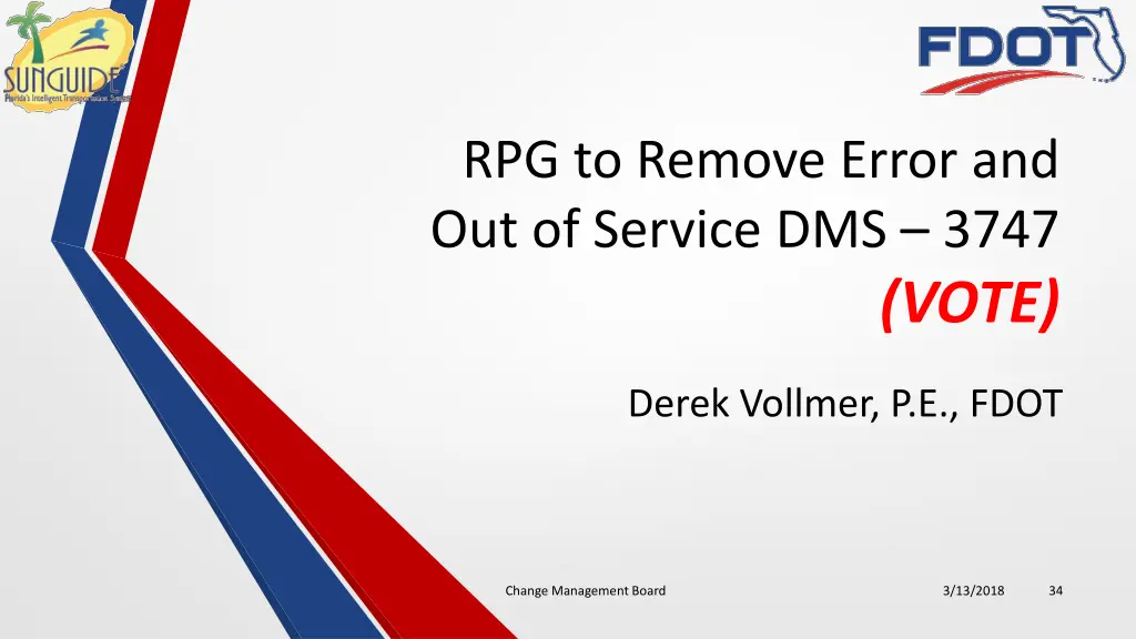 rpg to remove error and out of service dms 3747