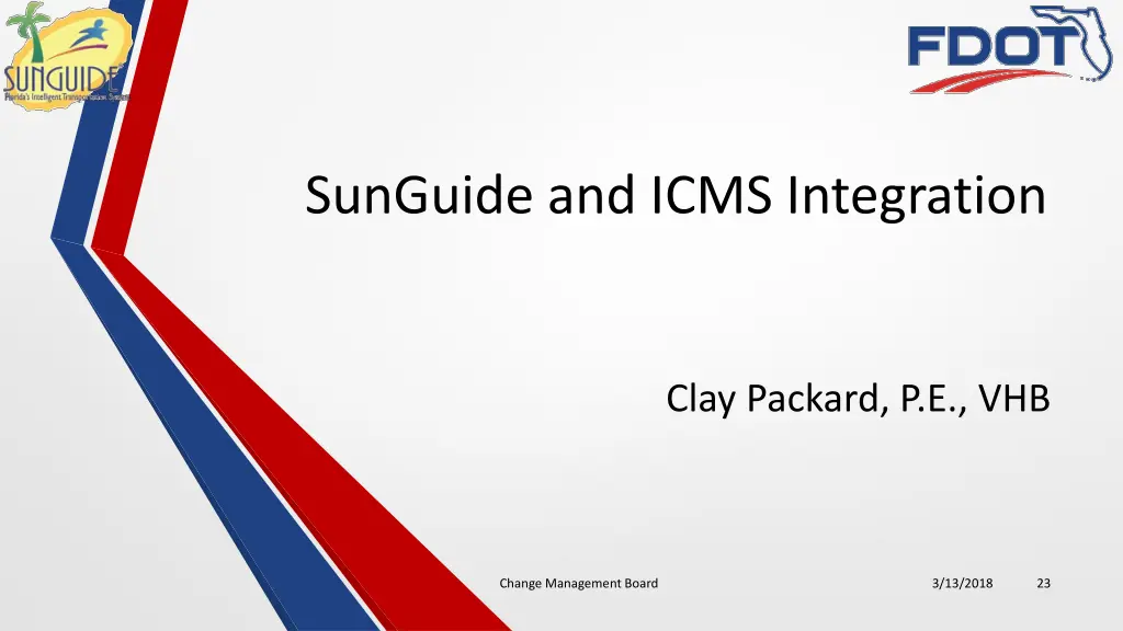 sunguide and icms integration