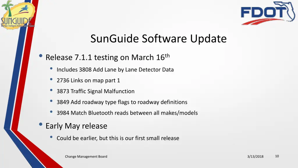 sunguide software update release 7 1 1 testing