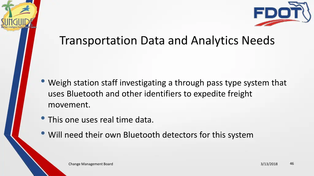 transportation data and analytics needs 1
