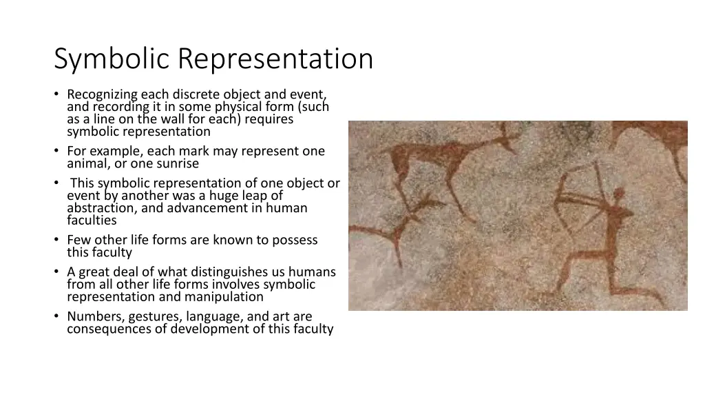 symbolic representation