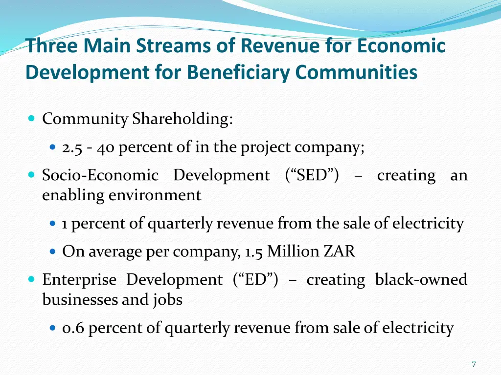 three main streams of revenue for economic