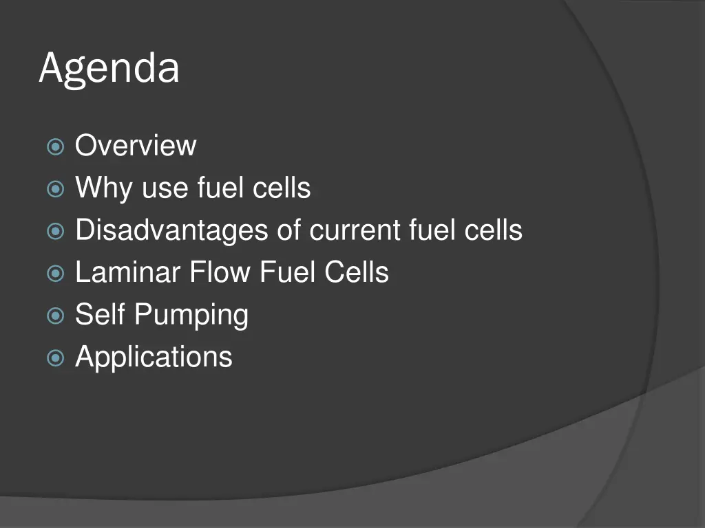 agenda