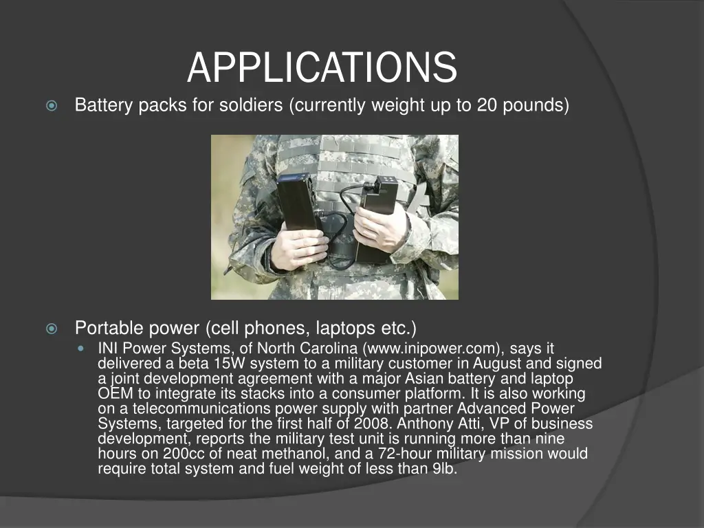 applications