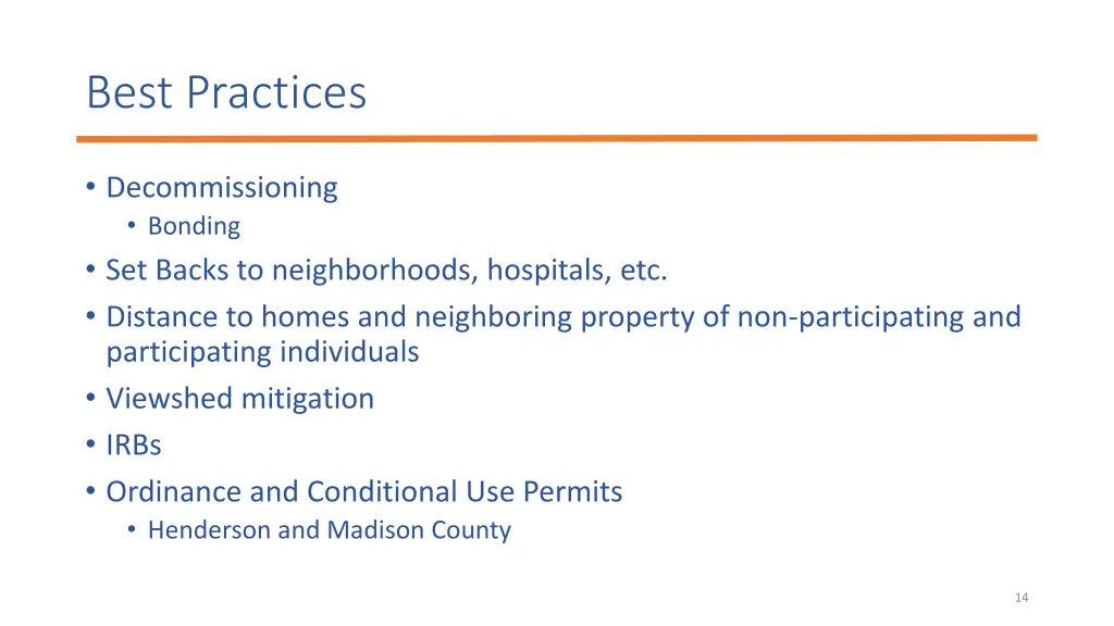best practices