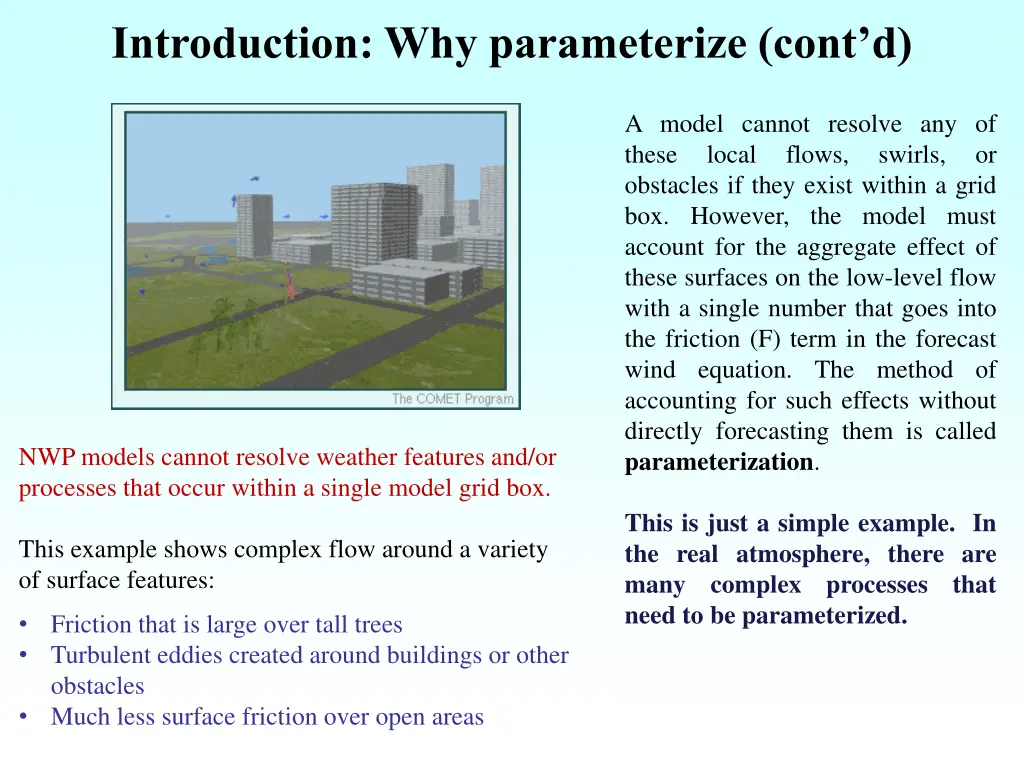 introduction why parameterize cont d 3