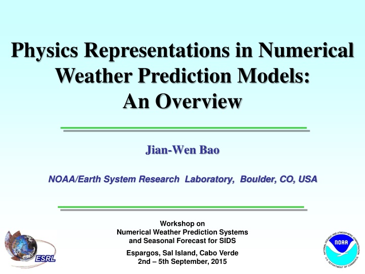 physics representations in numerical weather