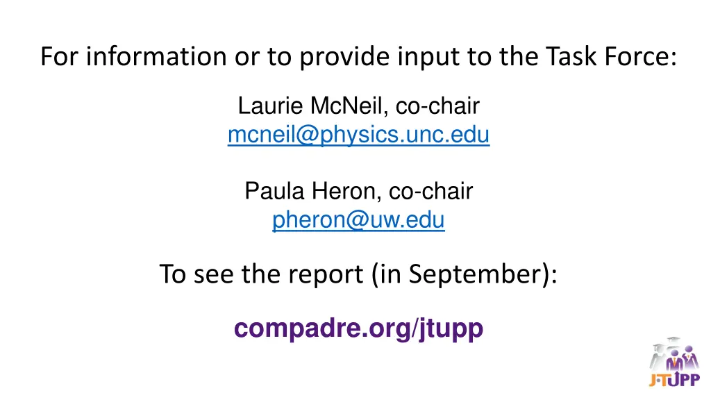 for information or to provide input to the task