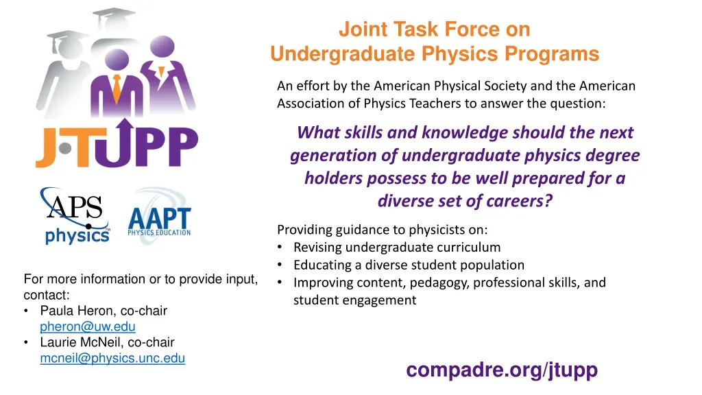 joint task force on undergraduate physics programs 1