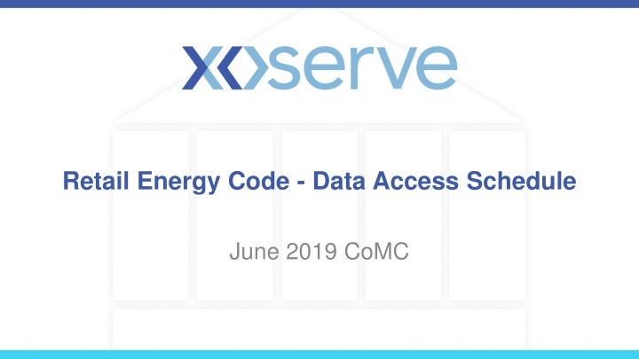 retail energy code data access schedule