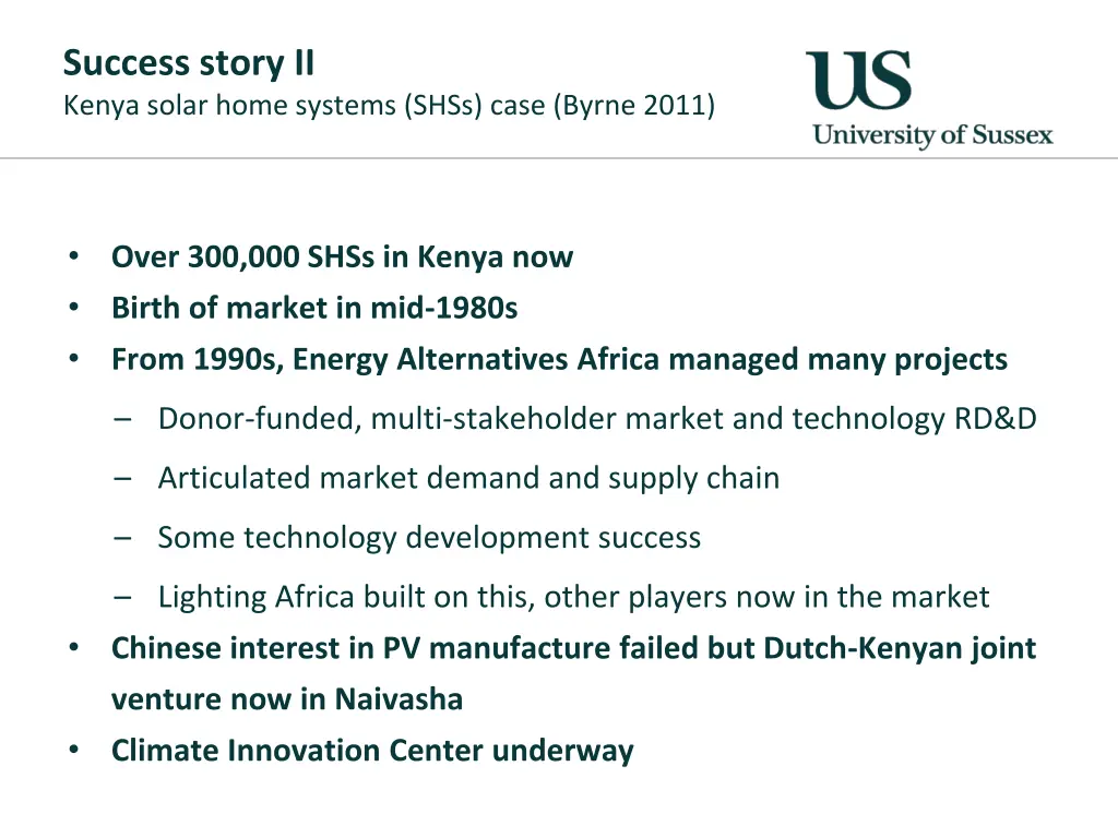 success story ii kenya solar home systems shss
