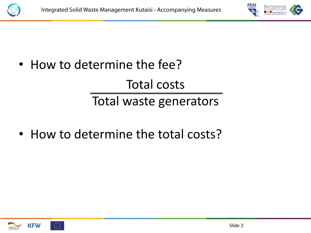 how to determine the fee