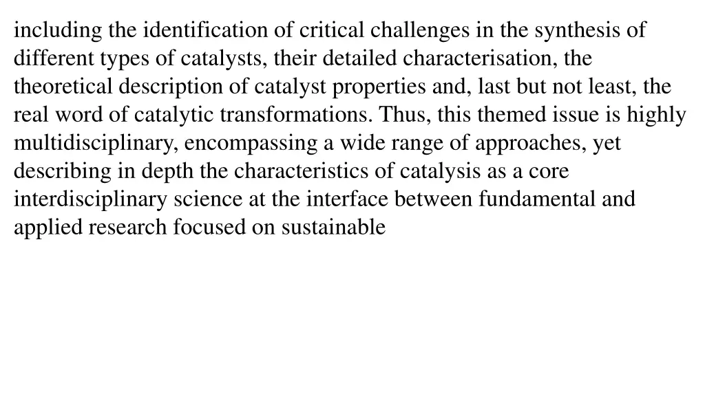 including the identification of critical