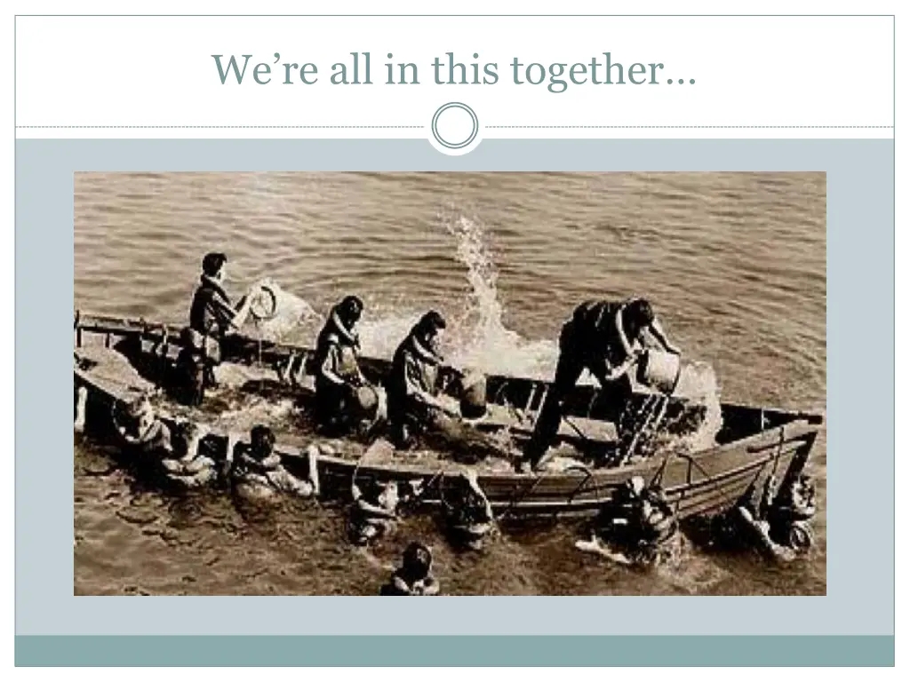 we re all in this together