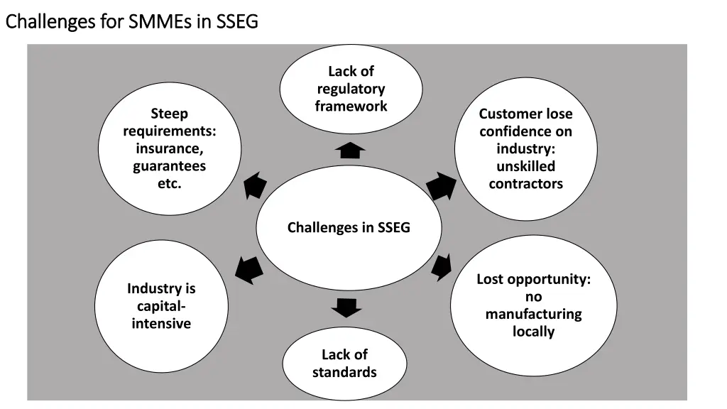 challenges for smmes in sseg challenges for smmes