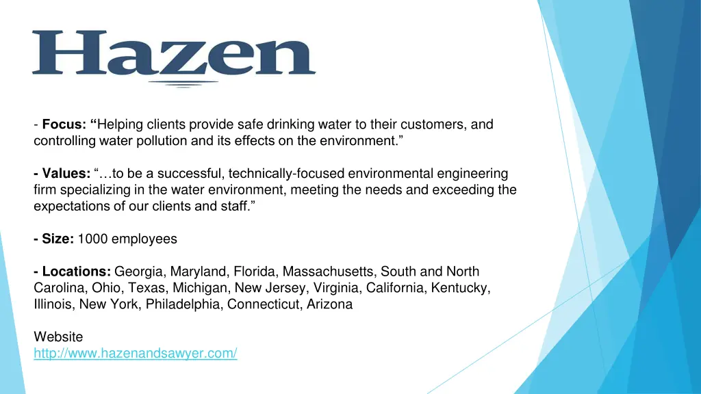 focus helping clients provide safe drinking water