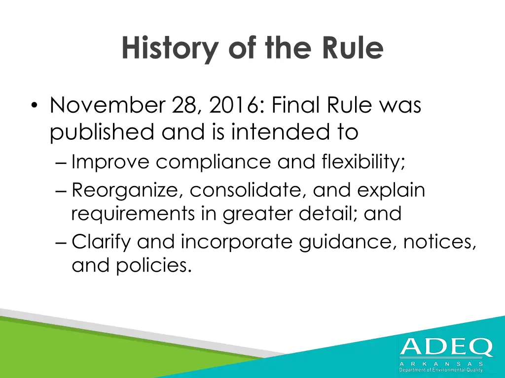 history of the rule 2