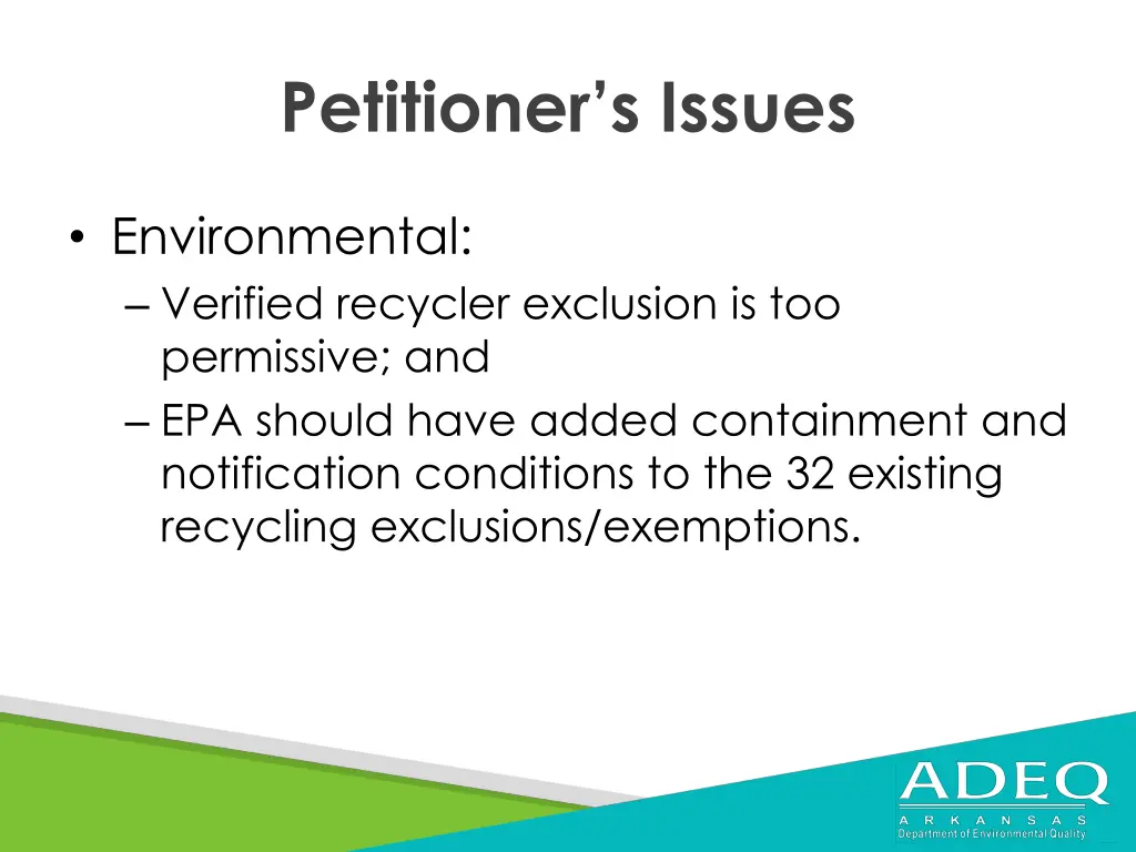 petitioner s issues 1