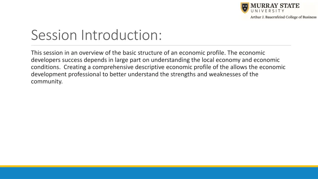 session introduction