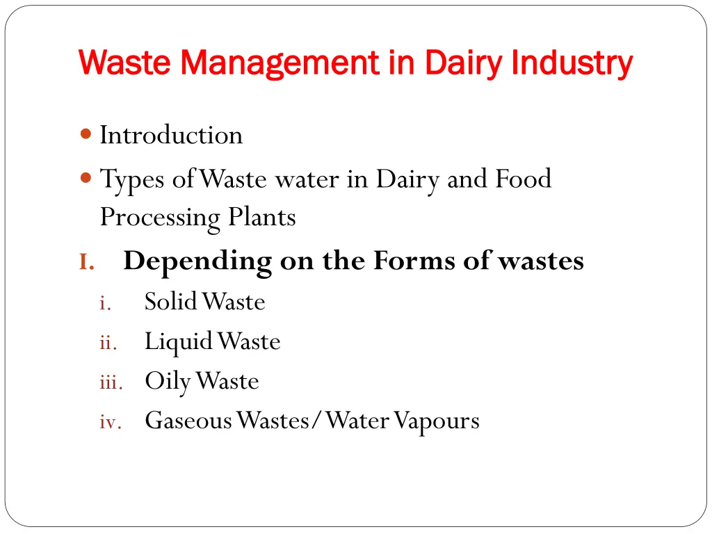 waste management in dairy industry waste
