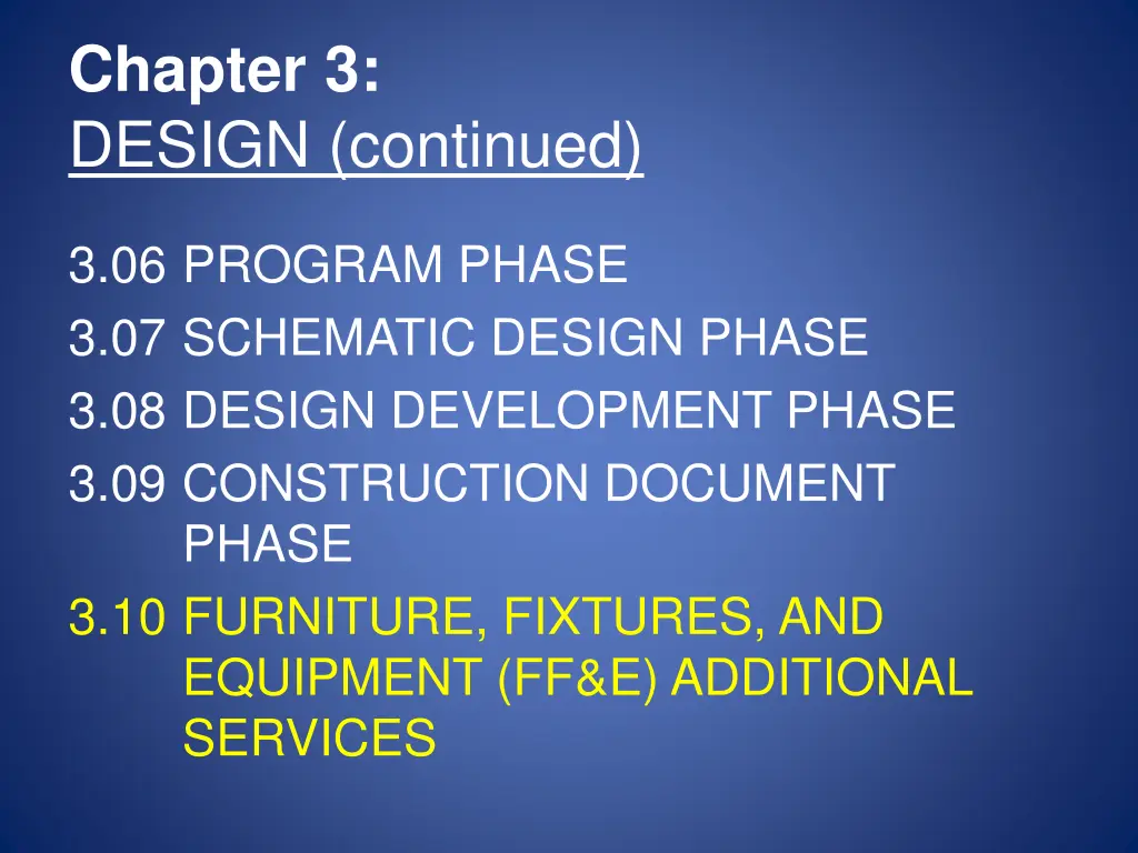 chapter 3 design continued