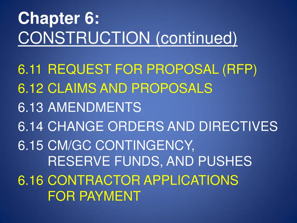 chapter 6 construction continued 1